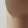 contemporary beige pink resin round table lamp