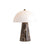 contemporary brown marble glass table lamp