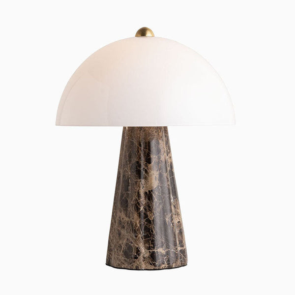 contemporary brown marble glass table lamp