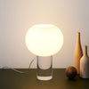 contemporary clear glass buds table lamp