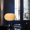 contemporary clear glass buds table lamp