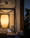 contemporary clear glass buds table lamp