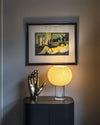 contemporary clear glass buds table lamp