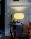 contemporary clear glass buds table lamp