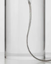contemporary clear glass buds table lamp