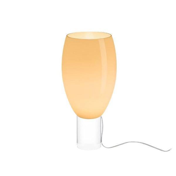 contemporary clear glass buds table lamp