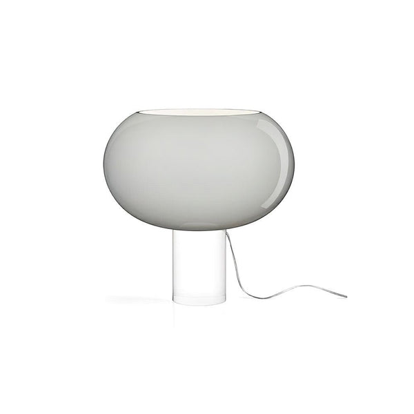 contemporary clear glass buds table lamp