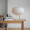 contemporary clear glass buds table lamp