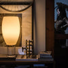 contemporary clear glass buds table lamp