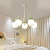 contemporary cream glass bow chandelier