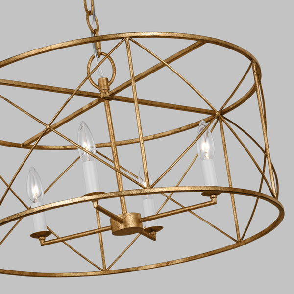 contemporary gold black metal lantern chandelier