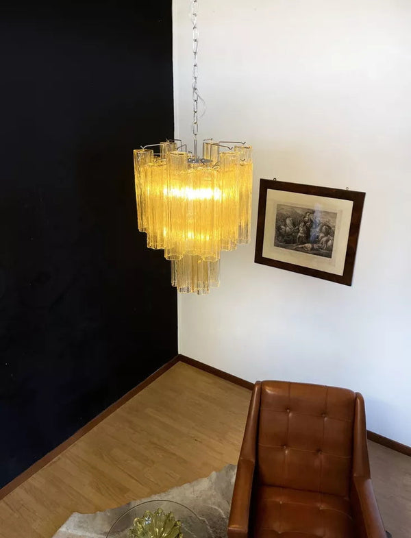 contemporary multi color glass cloud chandelier