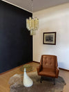 contemporary multi color glass cloud chandelier