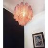 contemporary multi color glass cloud chandelier
