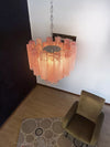 contemporary multi color glass cloud chandelier