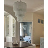 contemporary multi color glass cloud chandelier