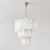 contemporary multi color glass cloud chandelier