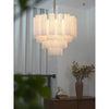 contemporary multi color glass cloud chandelier