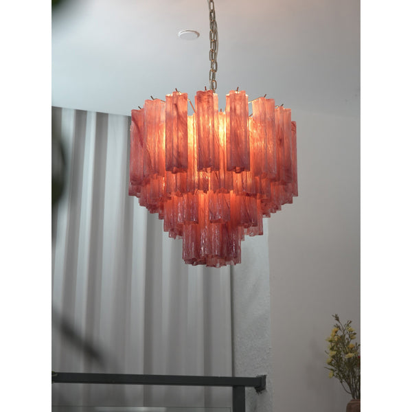 contemporary multi color glass cloud chandelier