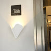 Creative Modern Wall Sconces Led Doorplate Lamp Waterproof Wall Lights Fixture Indoor Outdoor