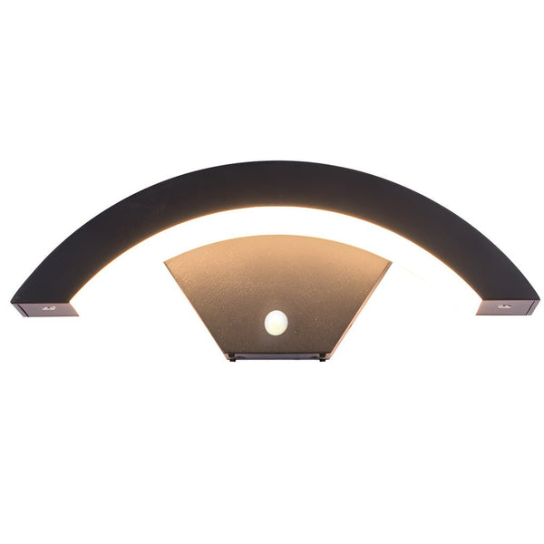 Classic Curved Glow Led Wall Light Outdoor Downlights Porch Wall Mounted Sconce