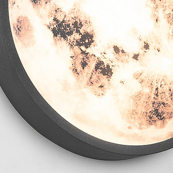 Creative Moon Outdoor Waterproof Garden Light Led Exterior Wall Light