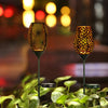 Creative Vintage Solar Outdoor Post Lights Led Garden Lights Pole Lamp Patio Lights