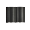 Creative Wave Arc Design Up And Down Lights Led Outdoor Wall Lights Wall Sconces Waterproof