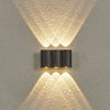 Creative Wave Arc Design Up And Down Lights Led Outdoor Wall Lights Wall Sconces Waterproof
