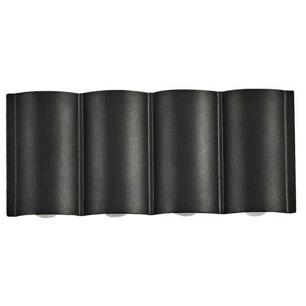 Creative Wave Arc Design Up And Down Lights Led Outdoor Wall Lights Wall Sconces Waterproof
