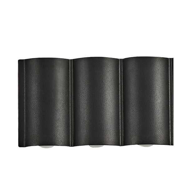 Creative Wave Arc Design Up And Down Lights Led Outdoor Wall Lights Wall Sconces Waterproof