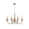 farmhouse black wood iron chandelier
