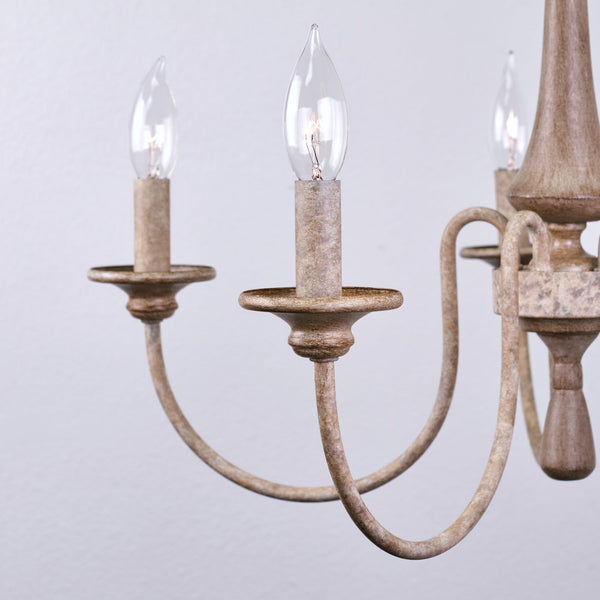 farmhouse black wood iron chandelier