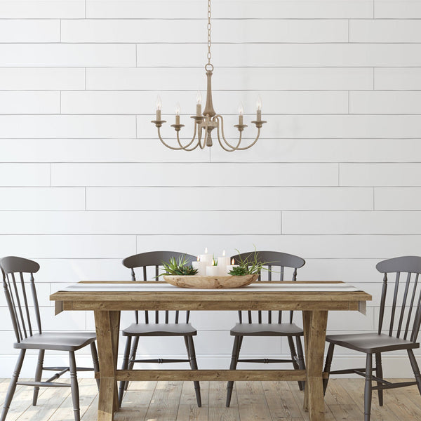 farmhouse black wood iron chandelier
