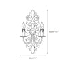farmhouse distressed white wood fabric wall sconce