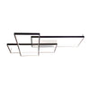 Overlapping Rectangles Aluminum Geometric Style Flush Mount Lighting Led Ceiling Light