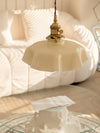 french ceramic flower pendant light brass for dining room bedroom