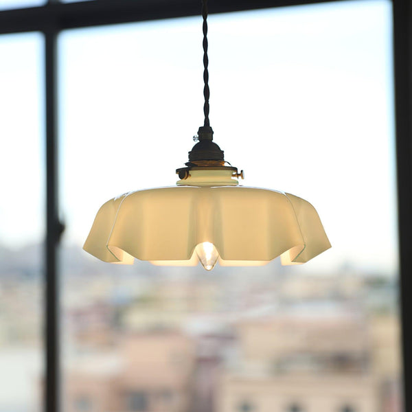 french ceramic flower pendant light brass for dining room bedroom