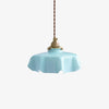 french ceramic flower pendant light brass for dining room bedroom