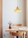 french ceramic flower pendant light brass for dining room bedroom