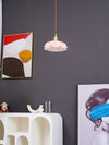 french ceramic flower pendant light brass for dining room bedroom