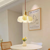 french ceramic flower pendant light brass for dining room bedroom
