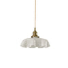 french ceramic flower pendant light brass for dining room bedroom