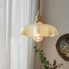 french ceramic flower pendant light brass for dining room bedroom