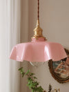 french ceramic flower pendant light brass for dining room bedroom