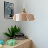 french ceramic flower pendant light brass for dining room bedroom
