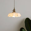 french ceramic flower pendant light brass for dining room bedroom