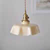 french ceramic flower pendant light brass for dining room bedroom