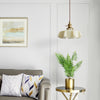 french ceramic flower pendant light brass for dining room bedroom