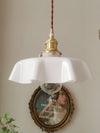 french ceramic flower pendant light brass for dining room bedroom